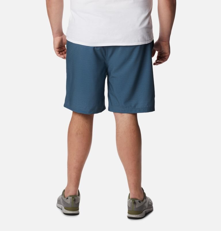 Men's Columbia Twisted Creek Shorts Navy | Plus Size CA-P6AL8